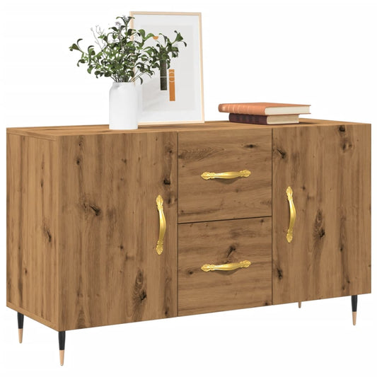 Sideboard Artisan-Eiche 100x36x60 cm Holzwerkstoff