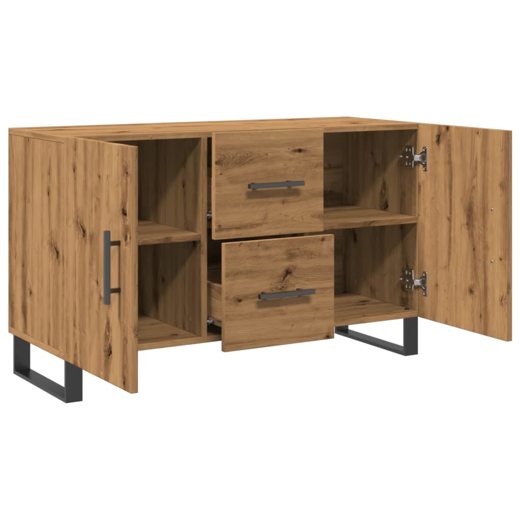 Sideboard Artisan-Eiche 100x36x60 cm Holzwerkstoff