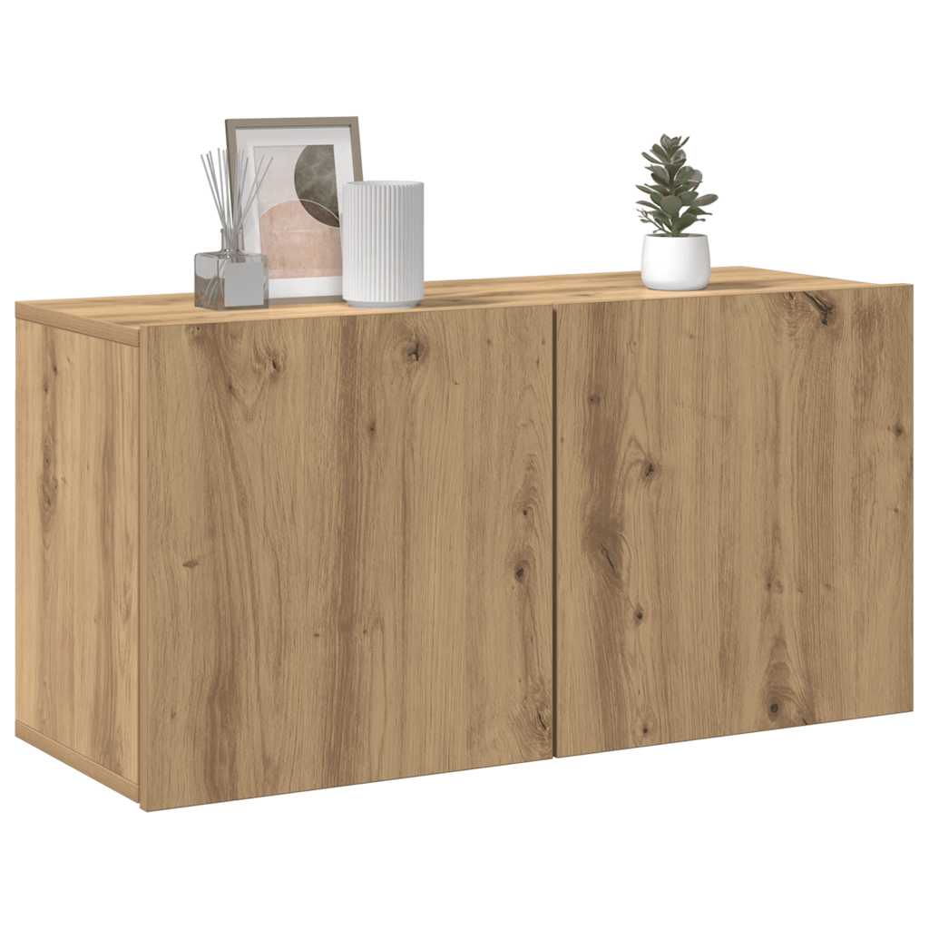 TV-Wandschrank Artisan-Eiche 80x30x41 cm
