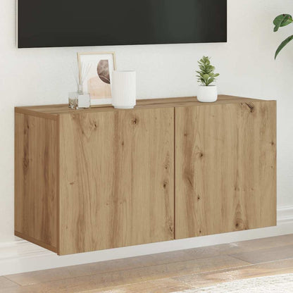 TV-Wandschrank Artisan-Eiche 80x30x41 cm