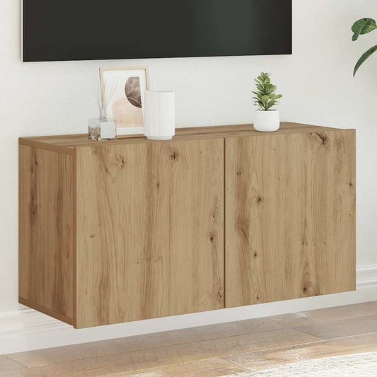 TV-Wandschrank Artisan-Eiche 80x30x41 cm