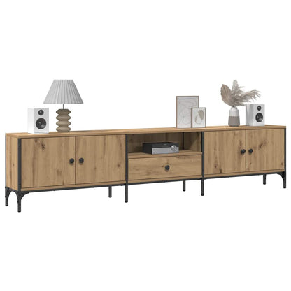 TV-Schrank mit Schublade Artisan-Eiche 200x25x44 cm