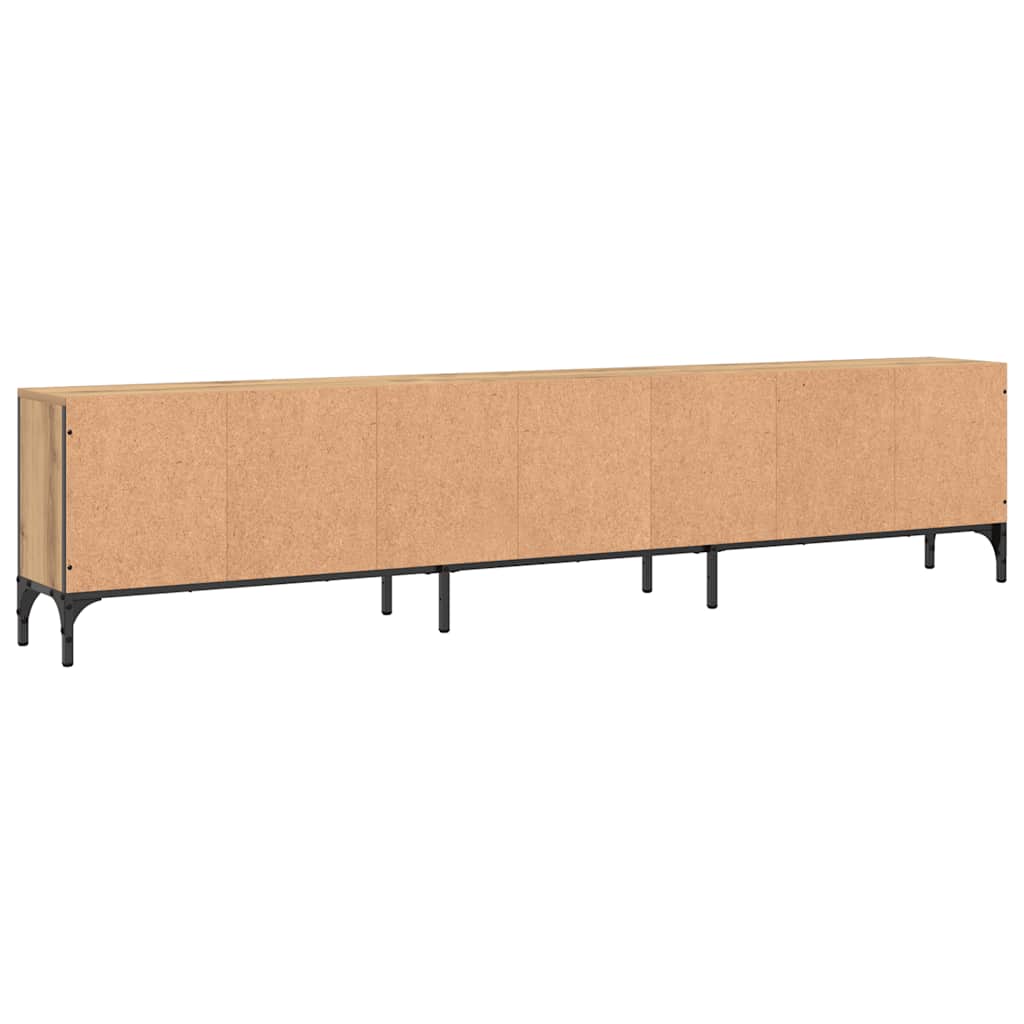 TV-Schrank mit Schublade Artisan-Eiche 200x25x44 cm
