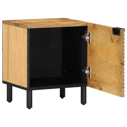 Nachttische 2 Stk. Braun 40x33x46 cm Massivholz Mango