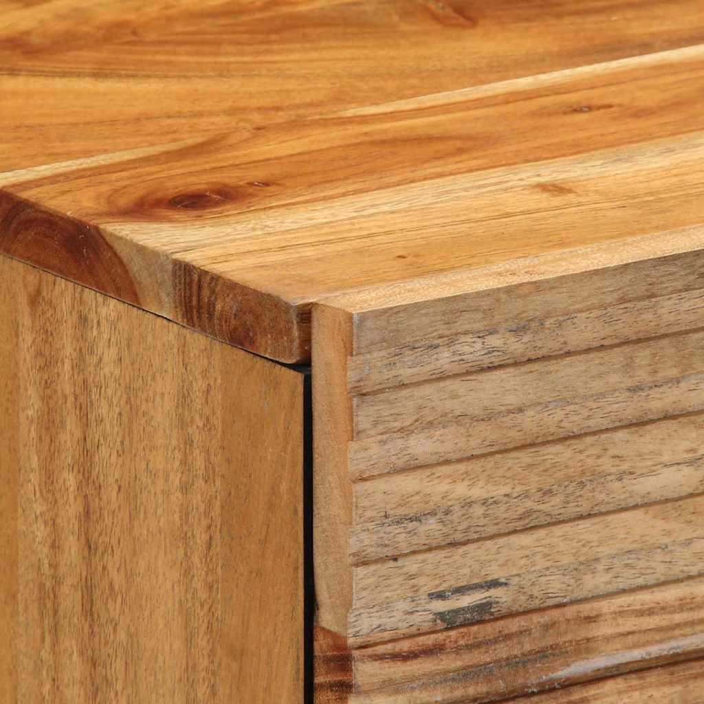 Nachttisch Braun 50 x 33 x 60 cm Massivholz Akazie