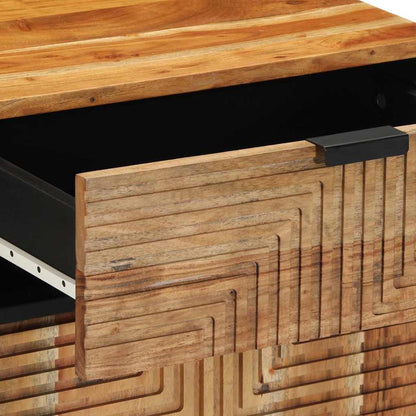 Nachttisch Braun 50 x 33 x 60 cm Massivholz Akazie