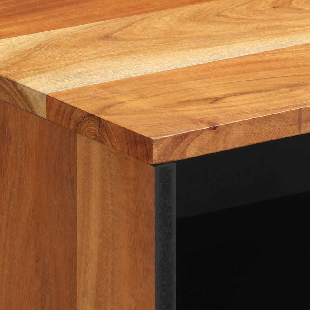 Nachttisch Braun 50 x 33 x 62 cm Massivholz Akazie