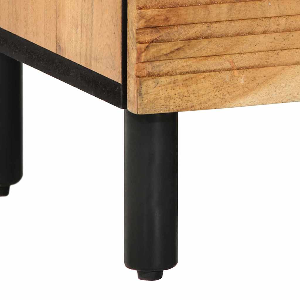 Nachttisch Braun 50 x 33 x 60 cm Massivholz Akazie