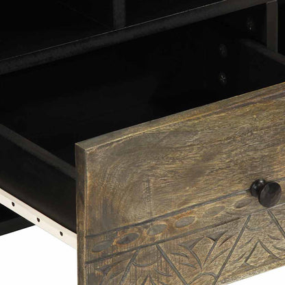 TV-Schrank 100x33x46 cm Massivholz Mango