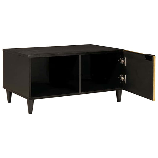 Couchtisch Schwarz und Gold 80 x 50 x 40 cm