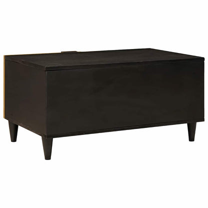 Couchtisch Schwarz und Gold 80 x 50 x 40 cm