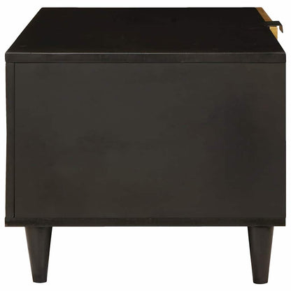 Couchtisch Schwarz und Gold 80 x 50 x 40 cm