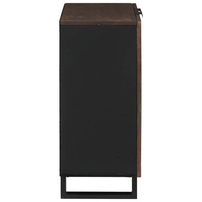 Sideboard Braun 60 x 33.5 x 75 cm Massivholz Mango