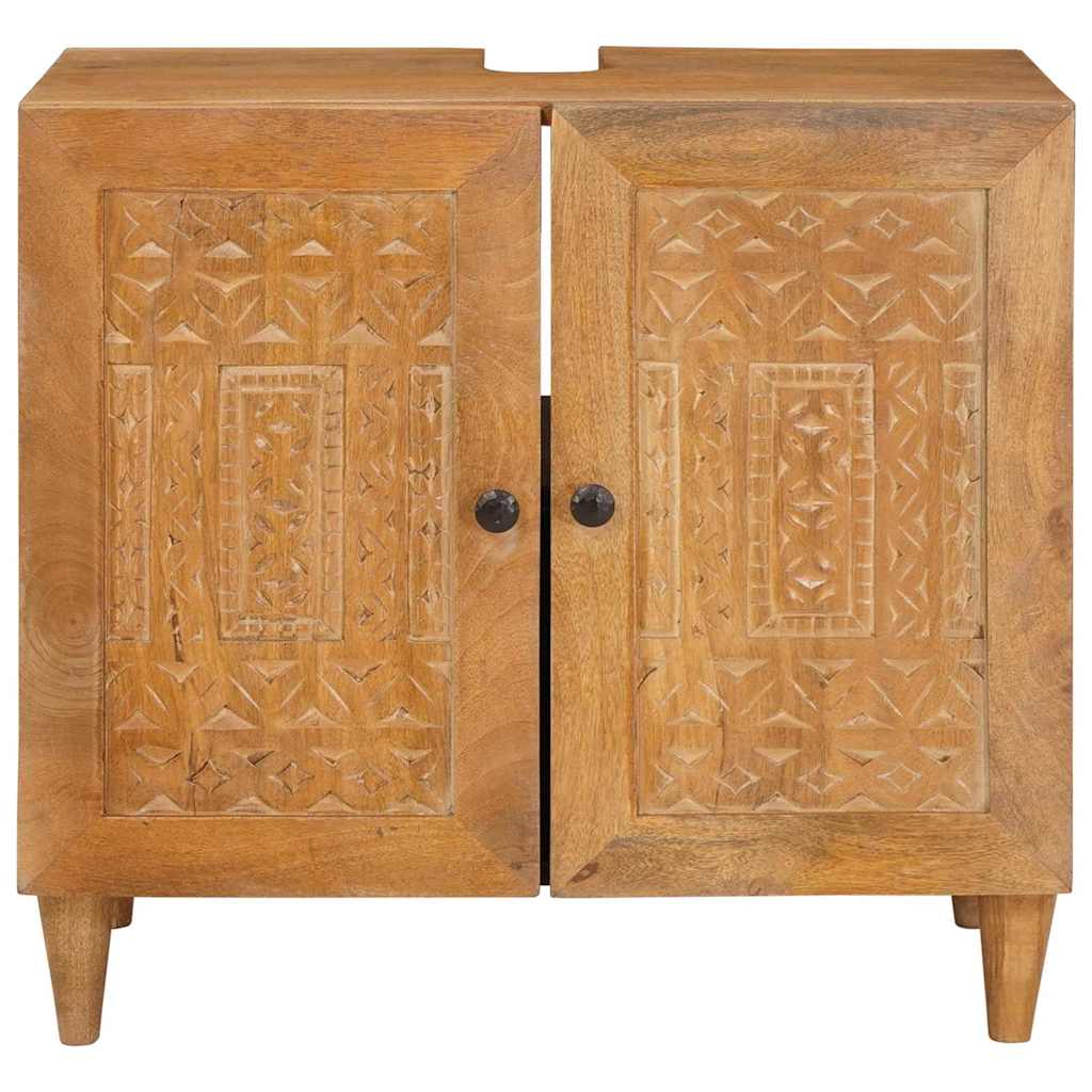 Badezimmerschrank Wandmontiert Hellbraun 62 x 33 x 58 cm