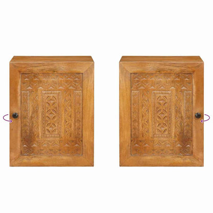 Badezimmerschrank Hellbraun 38 x 33 x 48 cm Holzwerkstoff