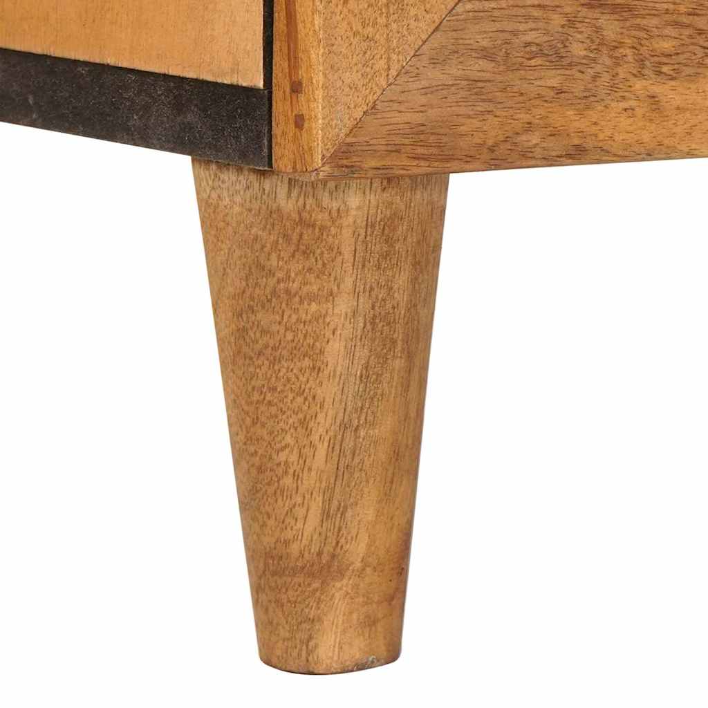 Badezimmerschrank Hellbraun 38 x 33 x 160 cm Holzwerkstoff