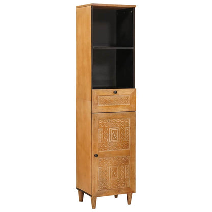 Badezimmerschrank Hellbraun 38 x 33 x 160 cm Holzwerkstoff