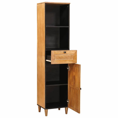 Badezimmerschrank Hellbraun 38 x 33 x 160 cm Holzwerkstoff