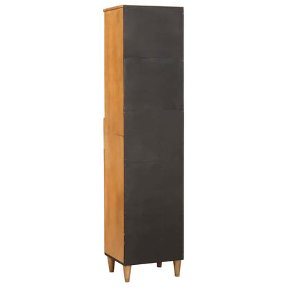 Badezimmerschrank Hellbraun 38 x 33 x 160 cm Holzwerkstoff
