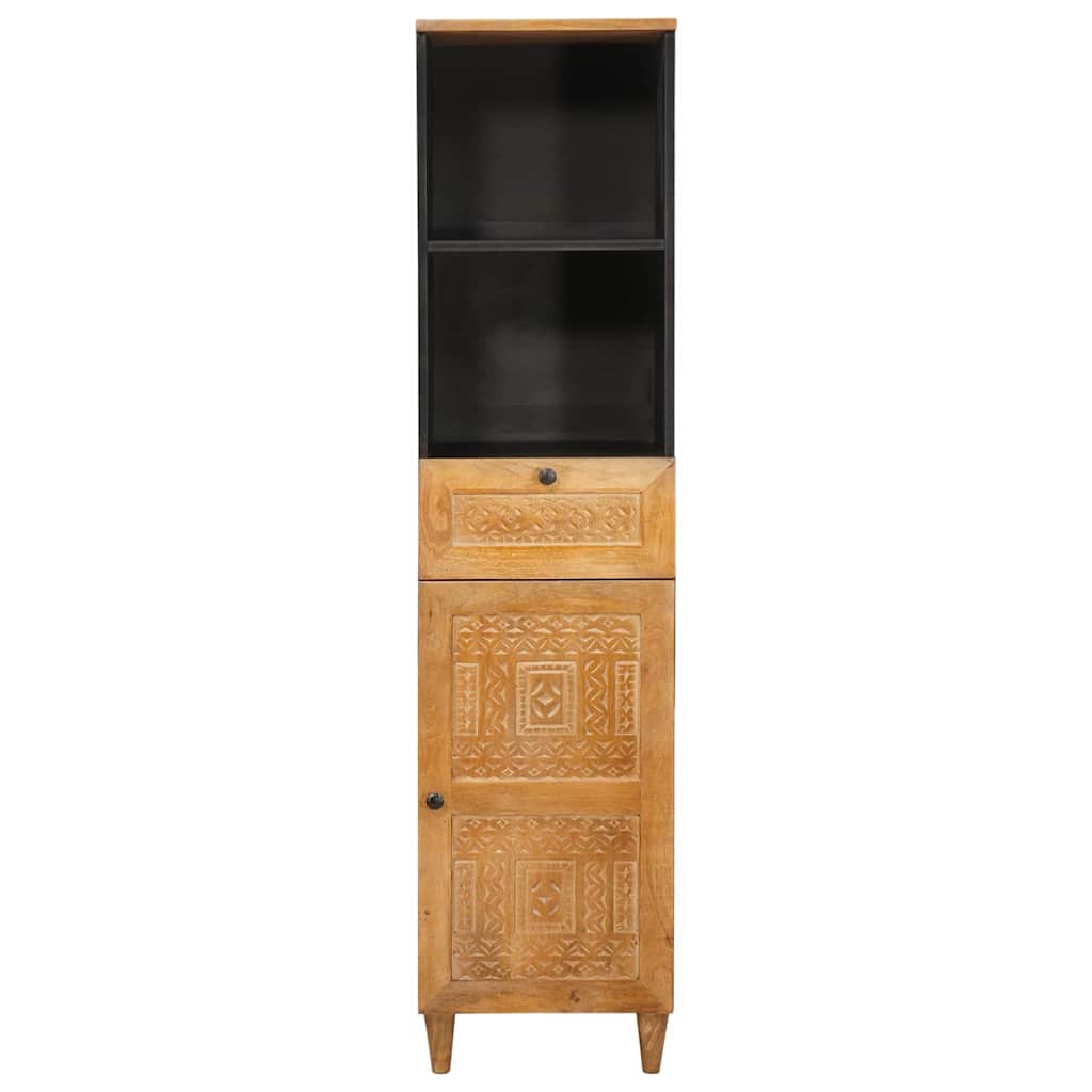 Badezimmerschrank Hellbraun 38 x 33 x 160 cm Holzwerkstoff
