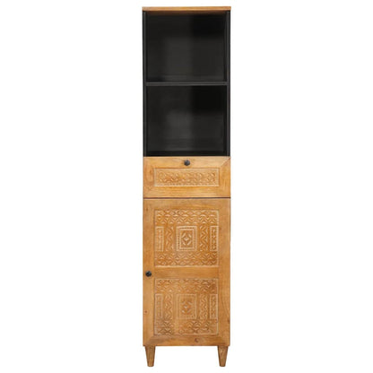 Badezimmerschrank Hellbraun 38 x 33 x 160 cm Holzwerkstoff