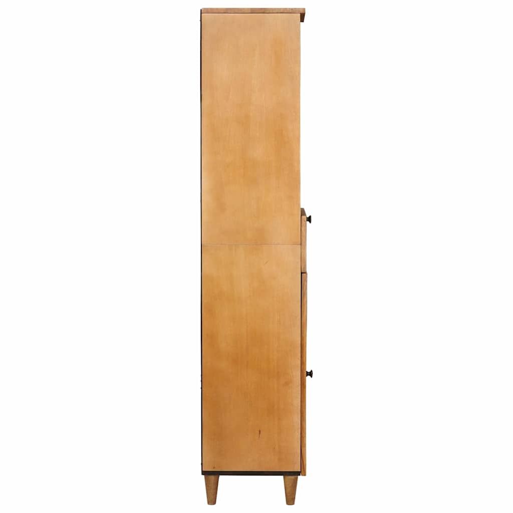 Badezimmerschrank Hellbraun 38 x 33 x 160 cm Holzwerkstoff