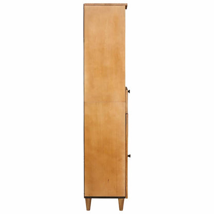 Badezimmerschrank Hellbraun 38 x 33 x 160 cm Holzwerkstoff