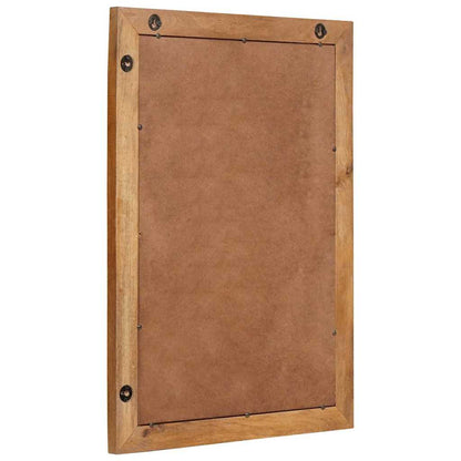 Spiegel mit Spiegel Hellbraun 57 x 70 x 3 cm massives Mangoholz