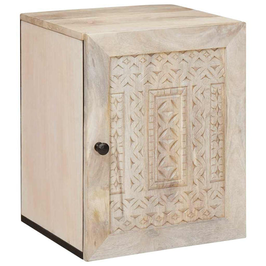 Badezimmerschrank mit Tür Weiß 38 x 33 x 48 cm Holzwerkstoff