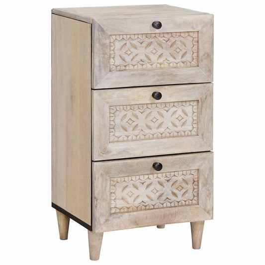Sideboard mit Schubladen Weiß 33,5 x 40 x 75 cm