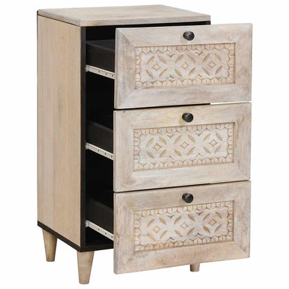 Sideboard mit Schubladen Weiß 33,5 x 40 x 75 cm