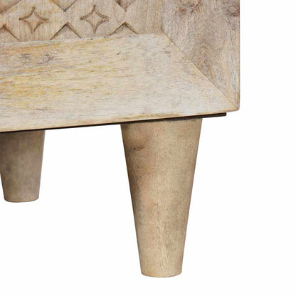 Sideboard Weiß 33,5 x 80 x 75 cm