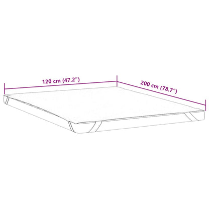 Matratzenschoner Weiß 120x200 cm Wasserdicht