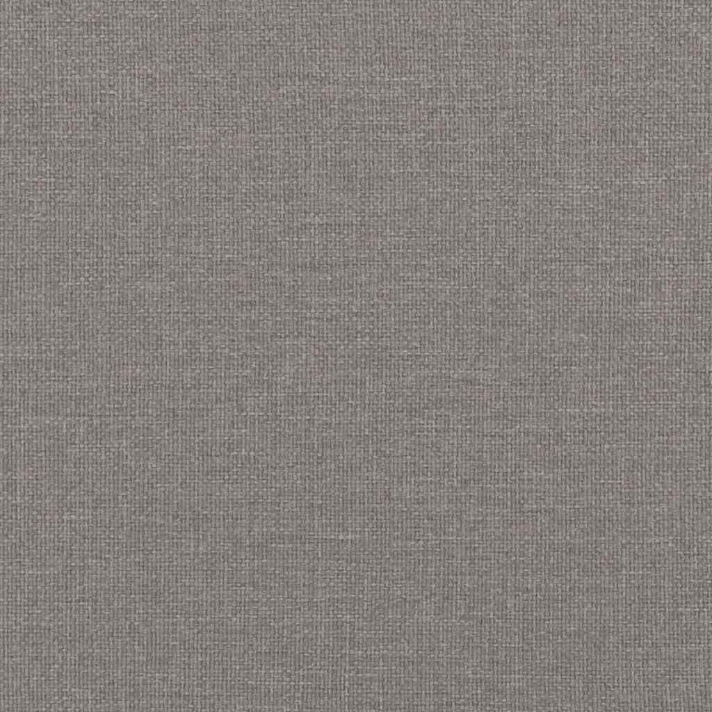 Ottoman-Bett ohne Matratze Taupe 80x200 cm Stoff