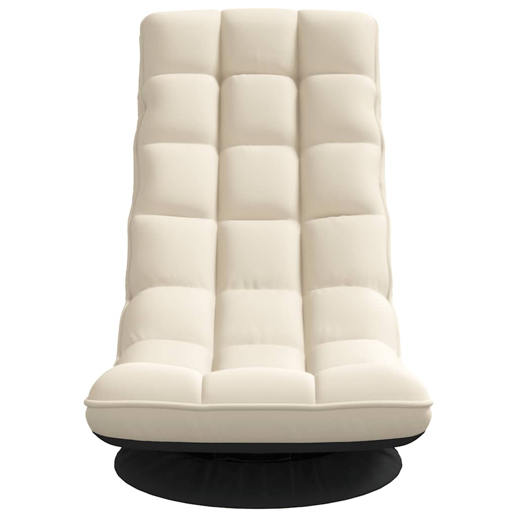 Bodenstuhl Drehbar Leinen 70x51x79 cm