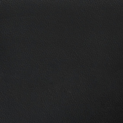 Zweisitzer-Sofa Schwarz 110 cm Kunstleder