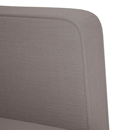 Zweisitzer-Sofa Taupe 111 cm Stoff