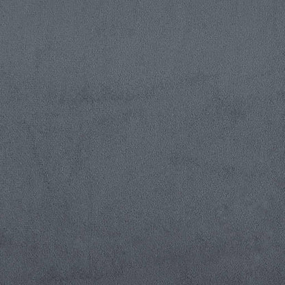 Zweisitzer-Sofa Dunkelgrau 109 cm Samt