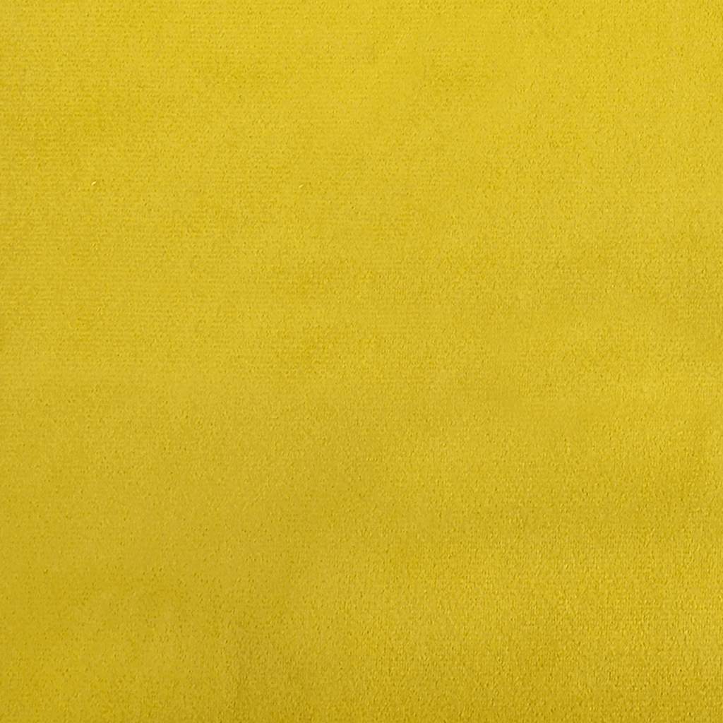 Zweisitzer-Sofa Gelb 109 cm Samt