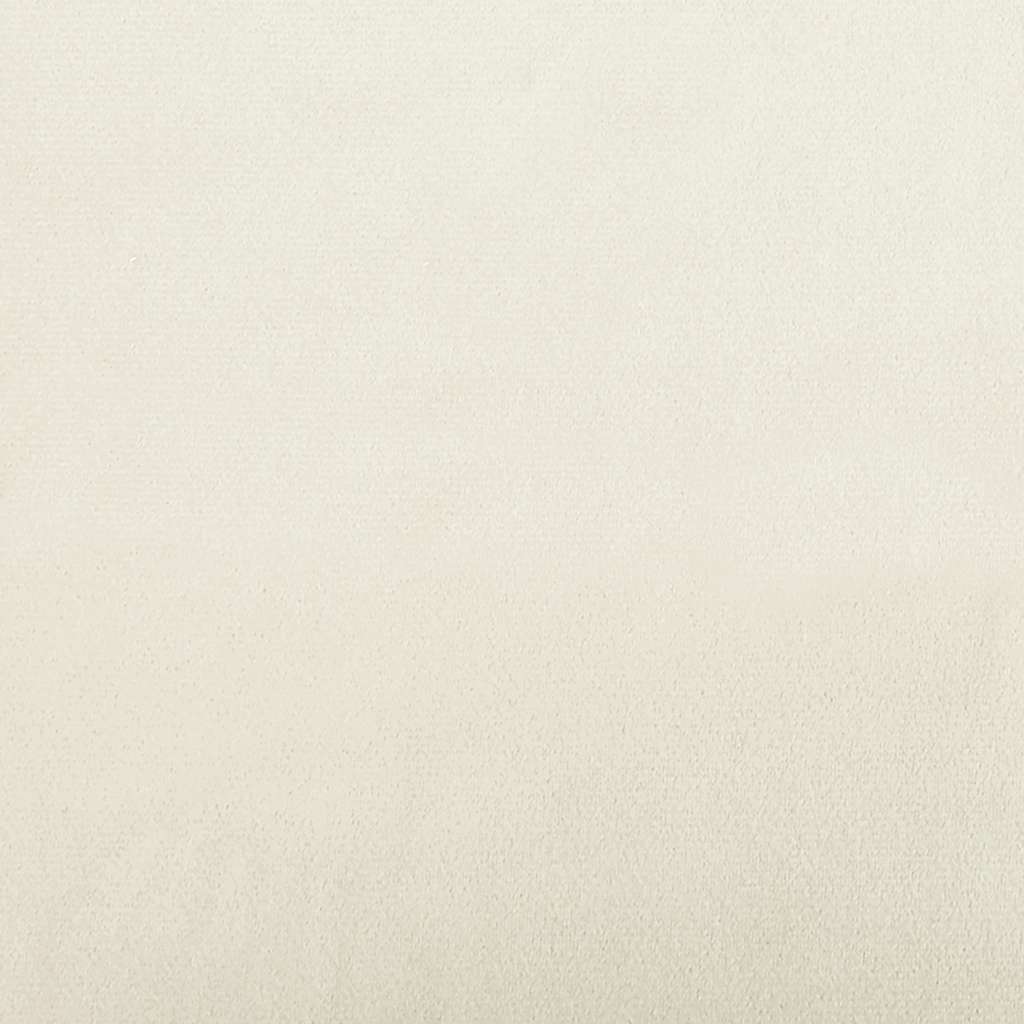 Zweisitzer-Sofa Creme 109 cm Samt