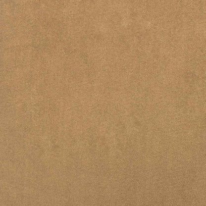 Zweisitzer-Sofa mit Nackenrollen Braun 110 cm Samt