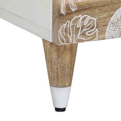 TV-Schrank 70x33,5x46 cm Massivholz Mango