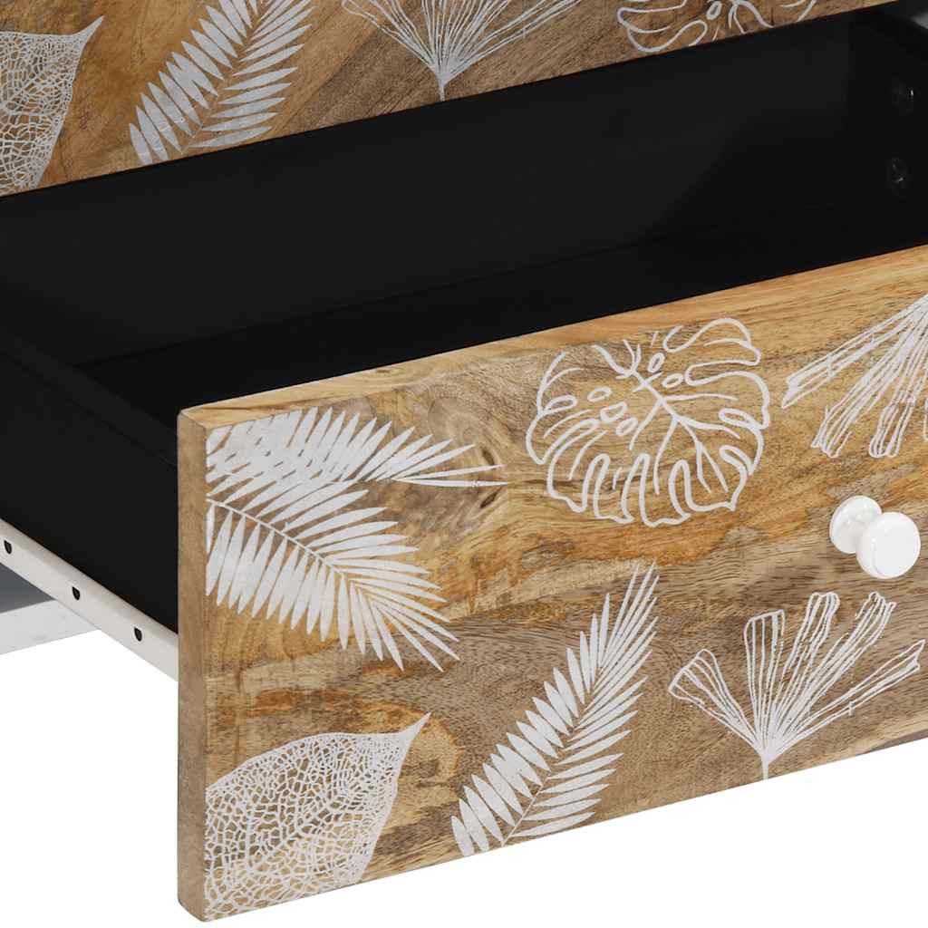 Nachttisch 50x33x60 cm Massivholz Mango