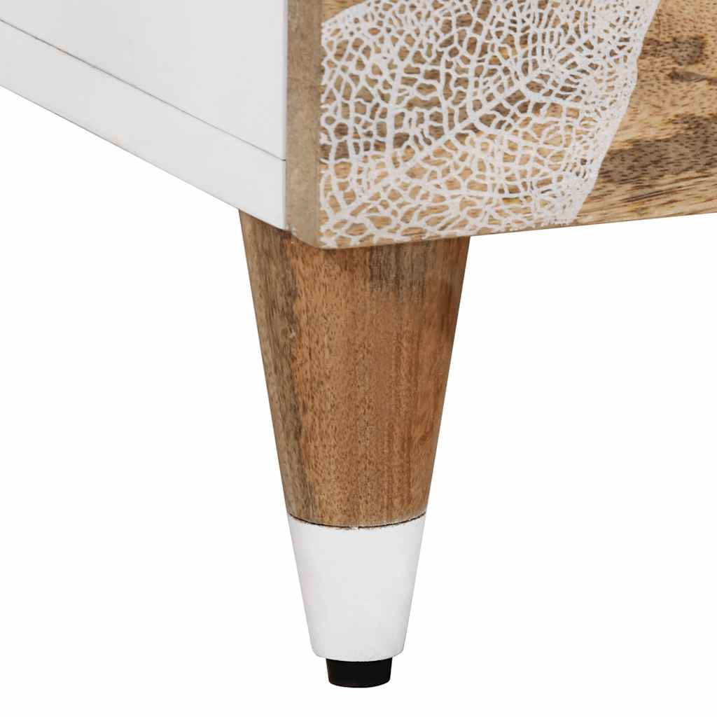 Nachttisch 50x33x60 cm Massivholz Mango