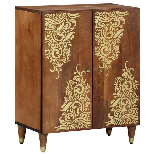 Sideboard Braun 60 x 33.5 x 75 cm Massivholz Mango