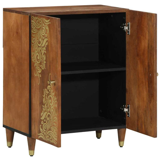 Sideboard Braun 60 x 33.5 x 75 cm Massivholz Mango