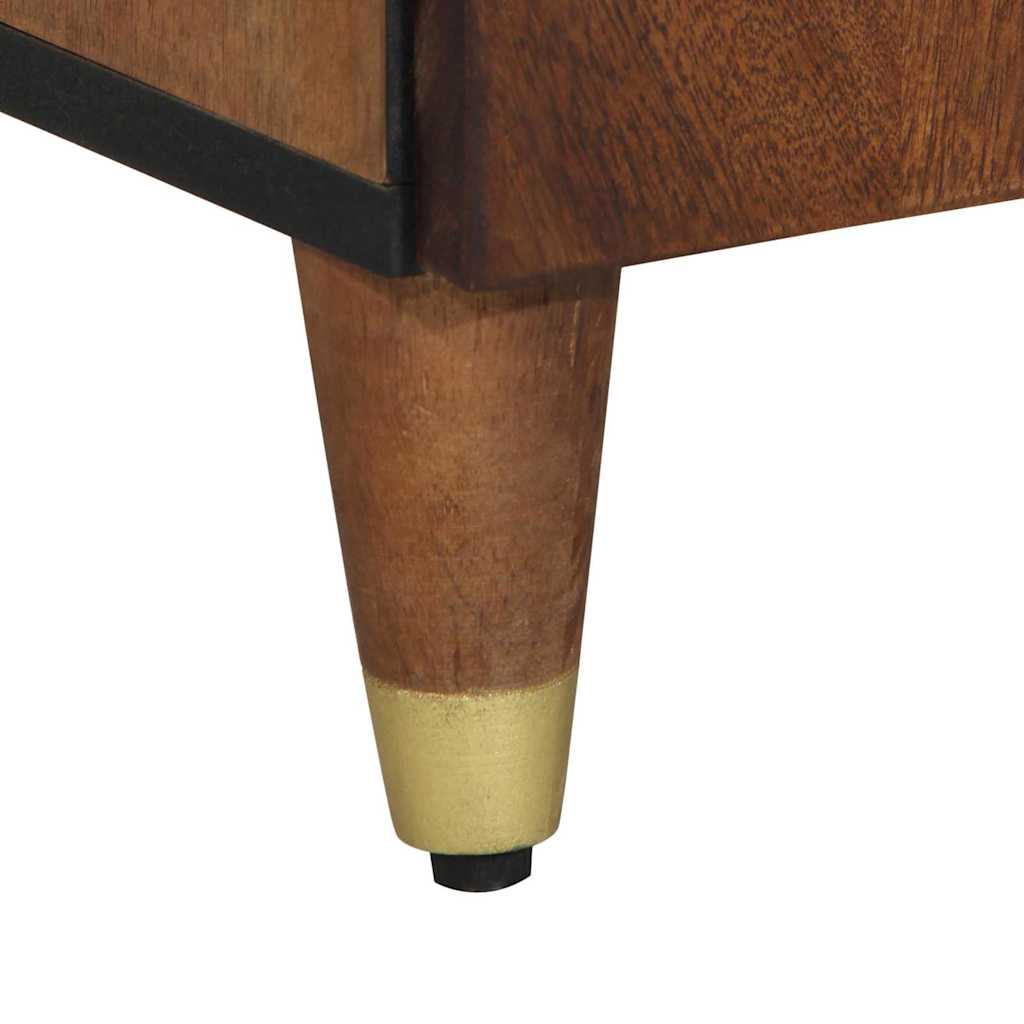 Sideboard Honigbraun 38 x 33,5 x 160 cm Massivholz Mango