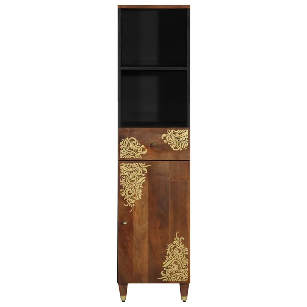 Sideboard Honigbraun 38 x 33,5 x 160 cm Massivholz Mango