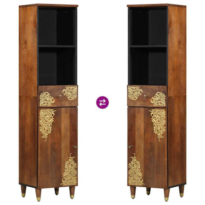 Sideboard Honigbraun 38 x 33,5 x 160 cm Massivholz Mango