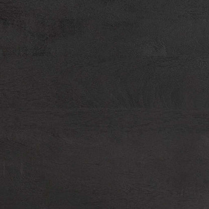 Nachttisch Schwarz 40 x 33 x 46 cm Massivholz Mango